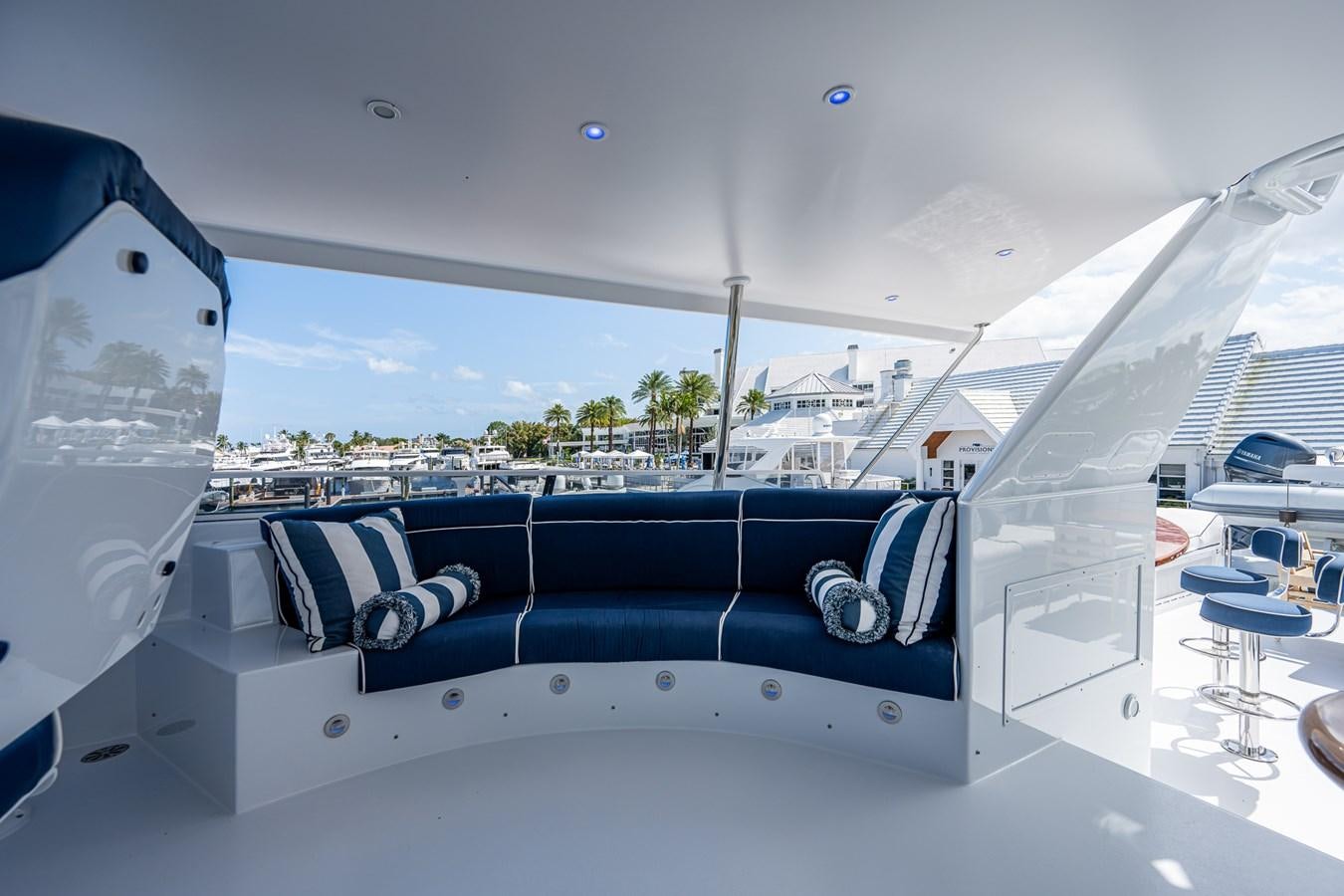 the inside of a car aboard WIRE WE HERE Yacht for Sale