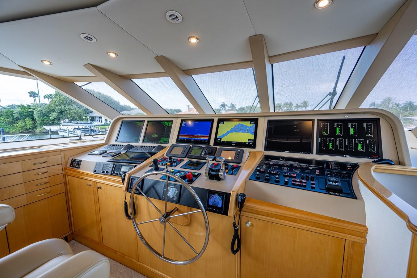 inside of a vehicle aboard WIRE WE HERE Yacht for Sale