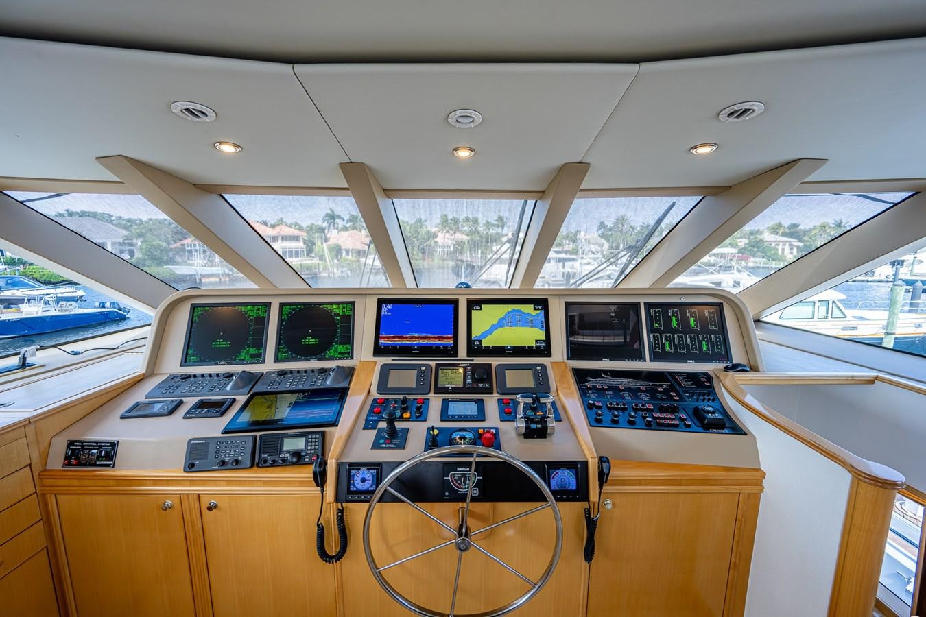 inside of a vehicle aboard WIRE WE HERE Yacht for Sale