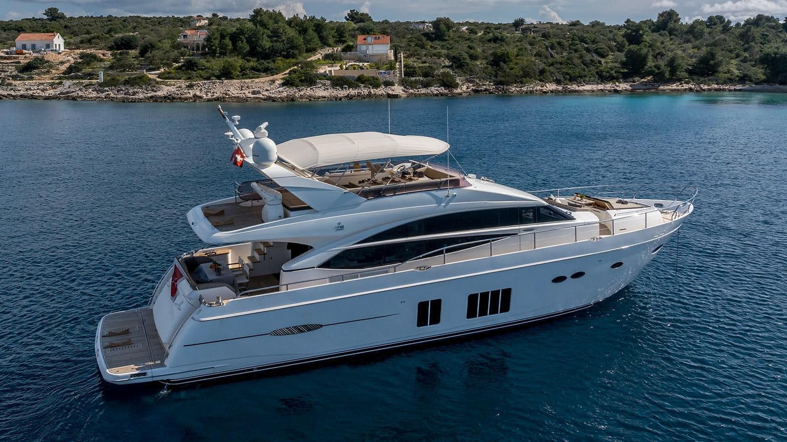a boat on the water aboard SEA DREAM II Yacht for Sale