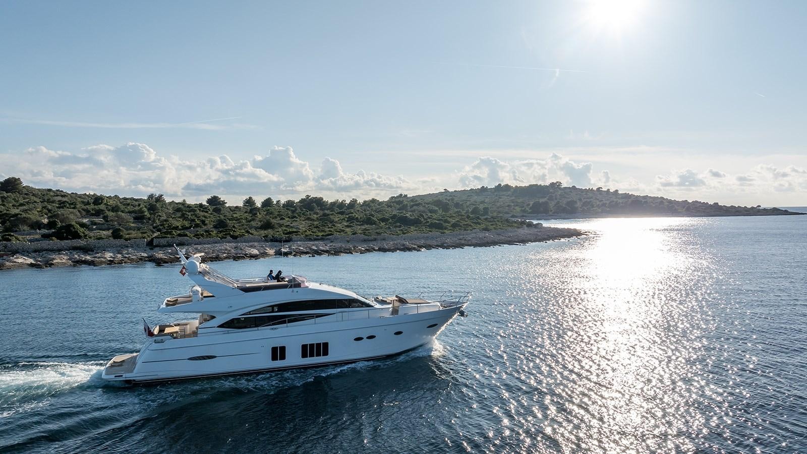 a boat on the water aboard SEA DREAM II Yacht for Sale