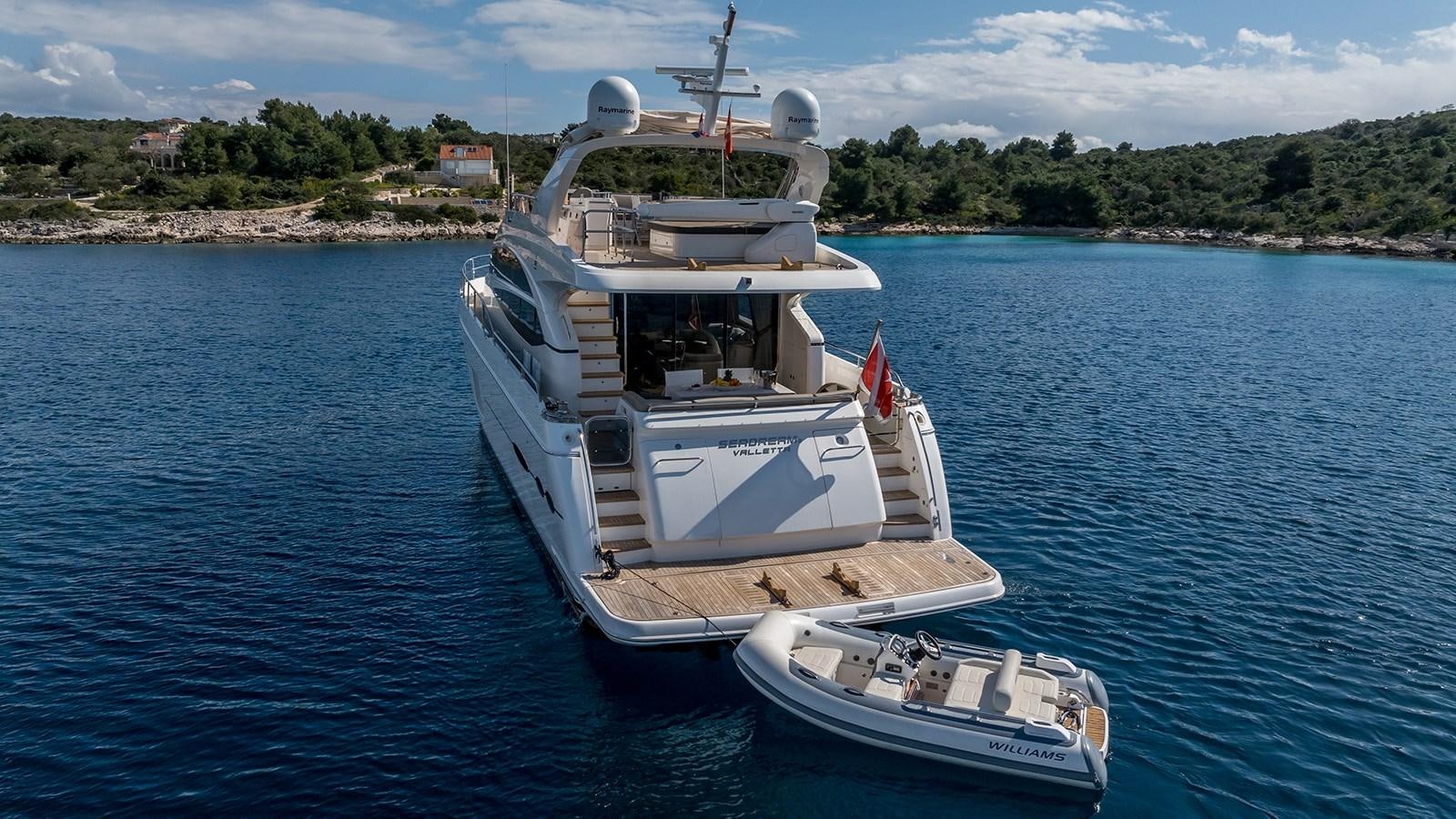 a boat on the water aboard SEA DREAM II Yacht for Sale