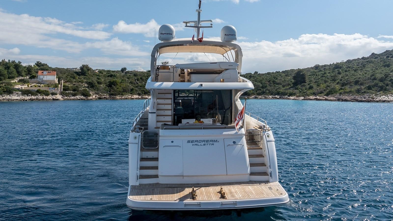 a boat on the water aboard SEA DREAM II Yacht for Sale