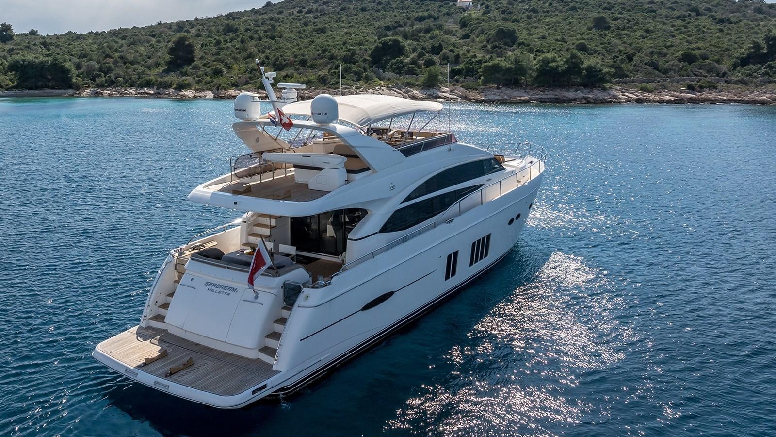 a boat on the water aboard SEA DREAM II Yacht for Sale