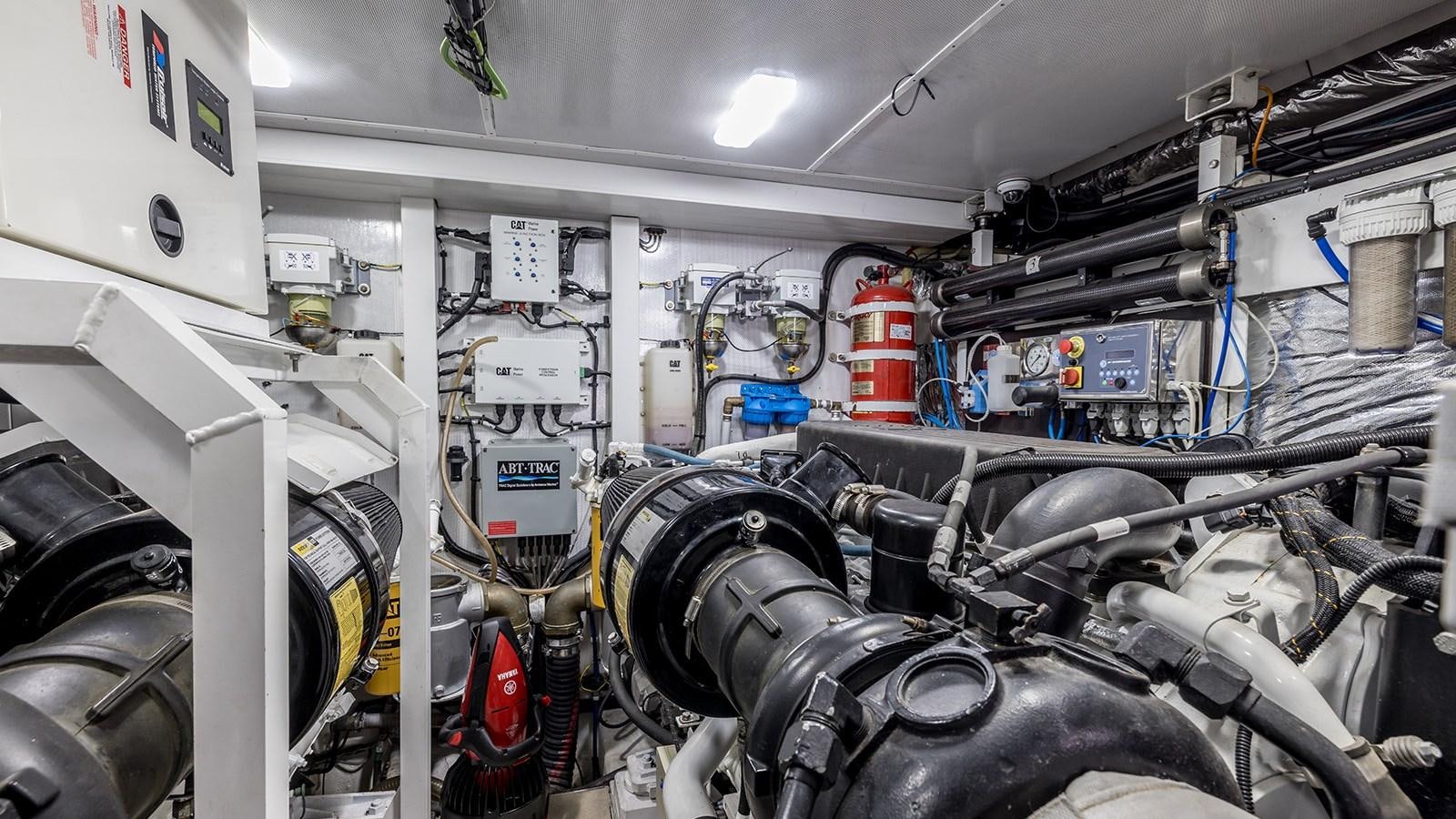 a machine with a large amount of equipment in it aboard SEA DREAM II Yacht for Sale