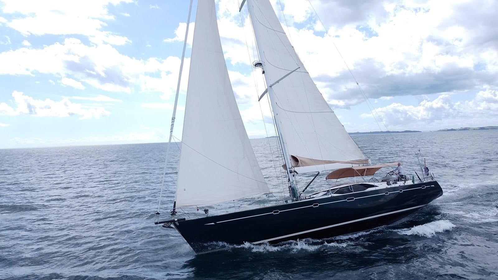 a sailboat on the water aboard CRAZY HORSE Yacht for Sale