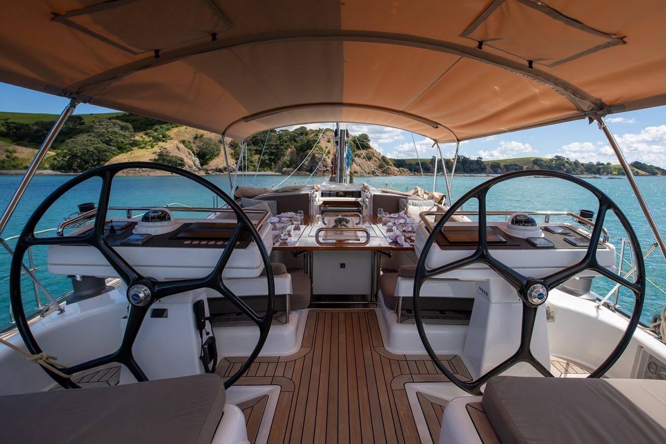 inside of a car aboard CRAZY HORSE Yacht for Sale