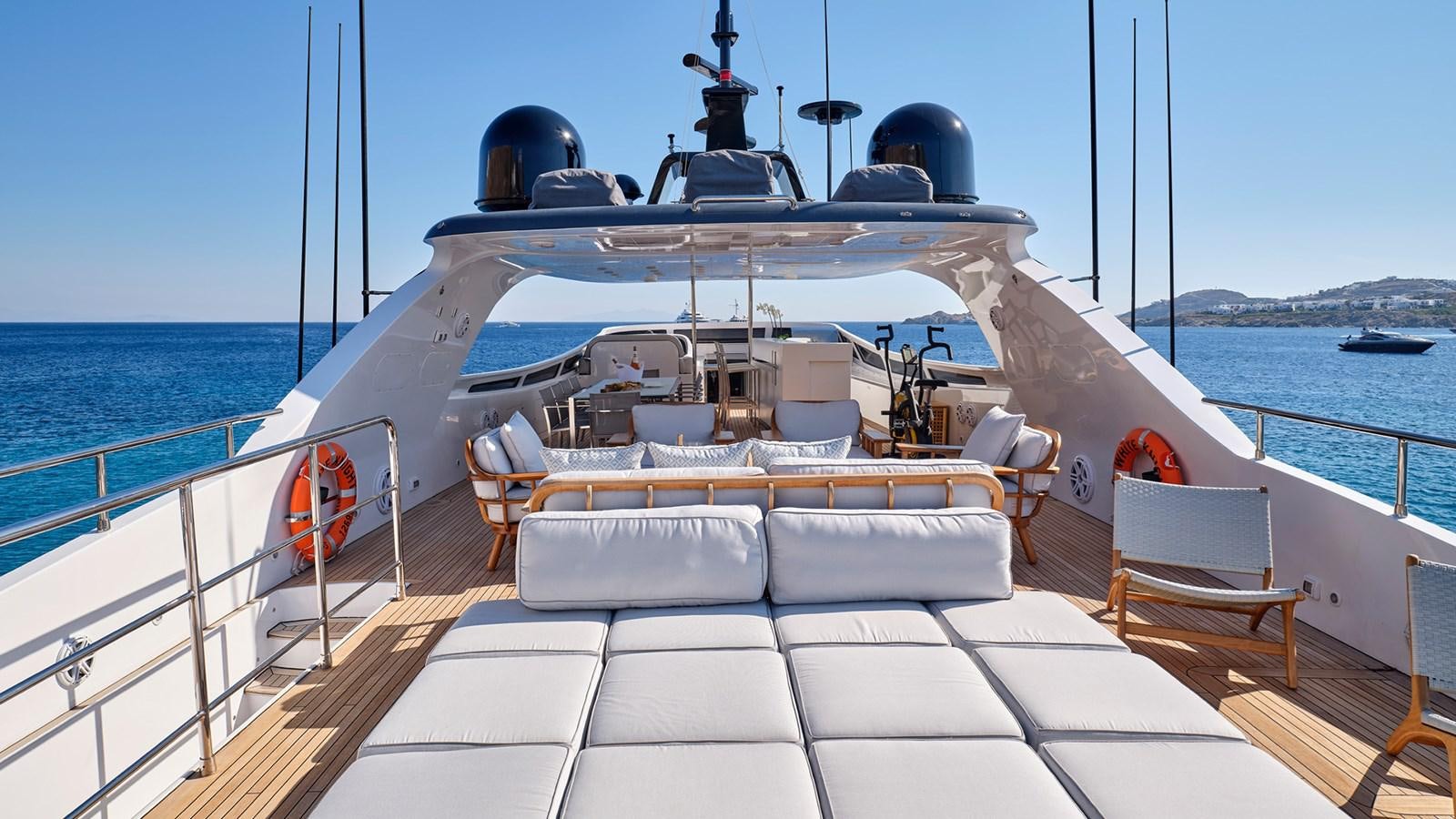 a boat on the water aboard WHITE KNIGHT Yacht for Sale