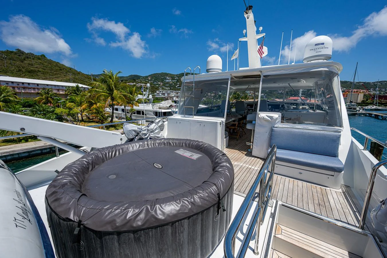 a boat on the water aboard LADY LORRAINE Yacht for Sale