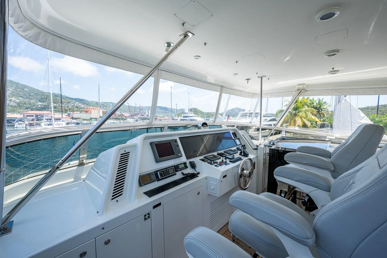 the inside of a boat aboard LADY LORRAINE Yacht for Sale