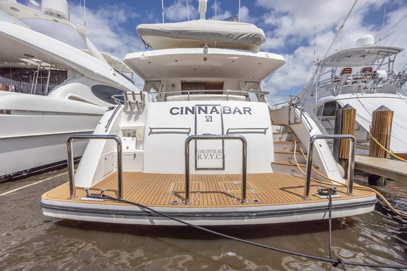 a boat on the water aboard CINNABAR VI Yacht for Sale