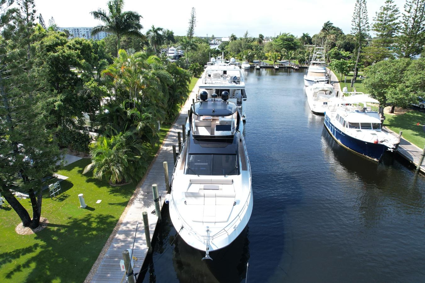 boats on a river aboard 2024 ASTONDOA 66 FLYBRIDGE Yacht for Sale
