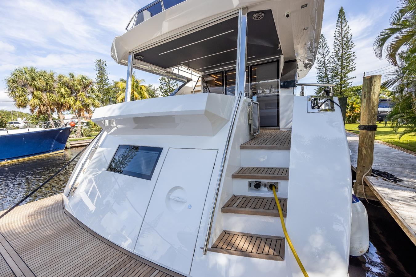 a boat on the water aboard 2024 ASTONDOA 66 FLYBRIDGE Yacht for Sale