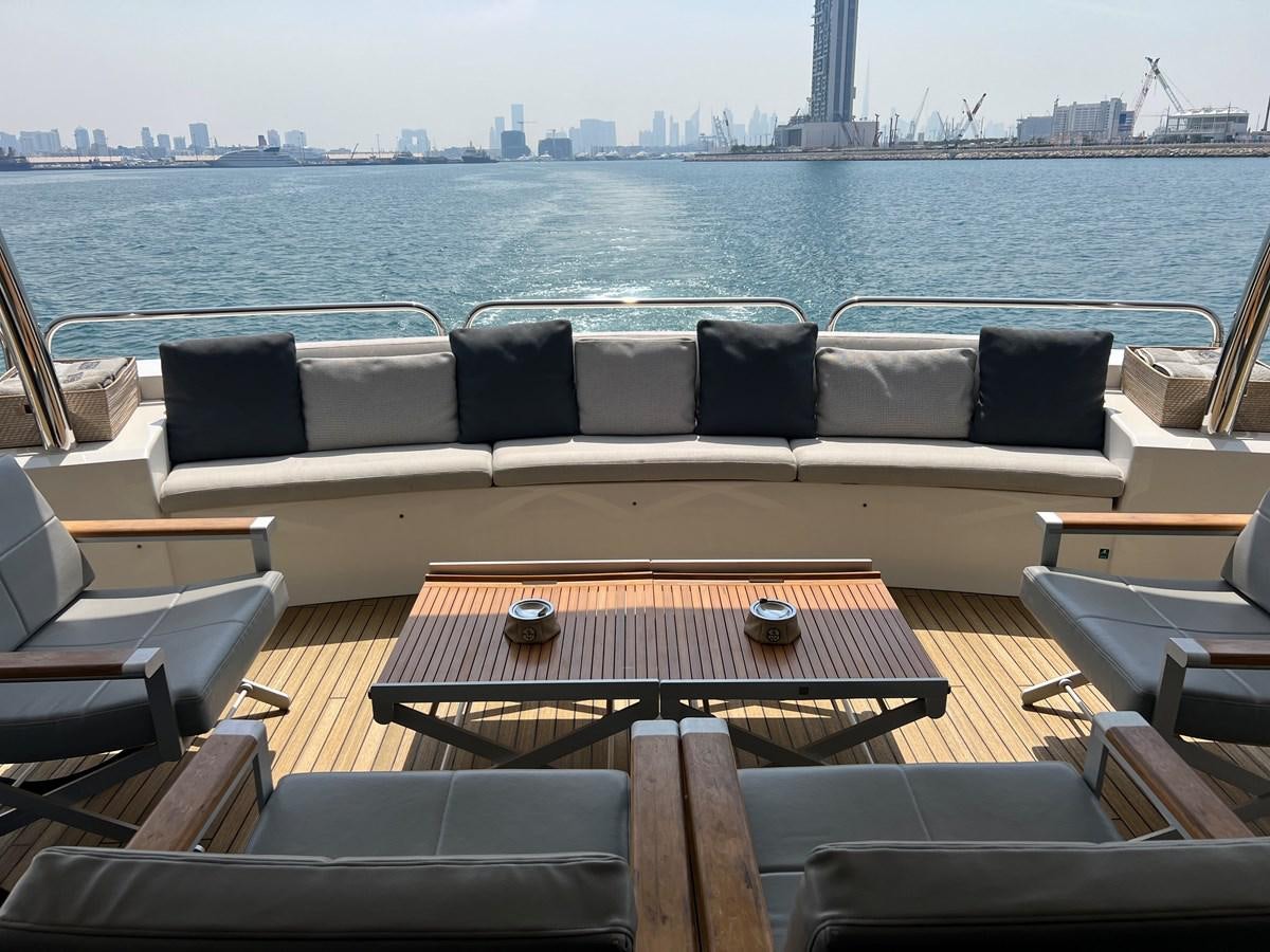 a table on a boat aboard 2007 SUNSEEKER 37M Yacht for Sale