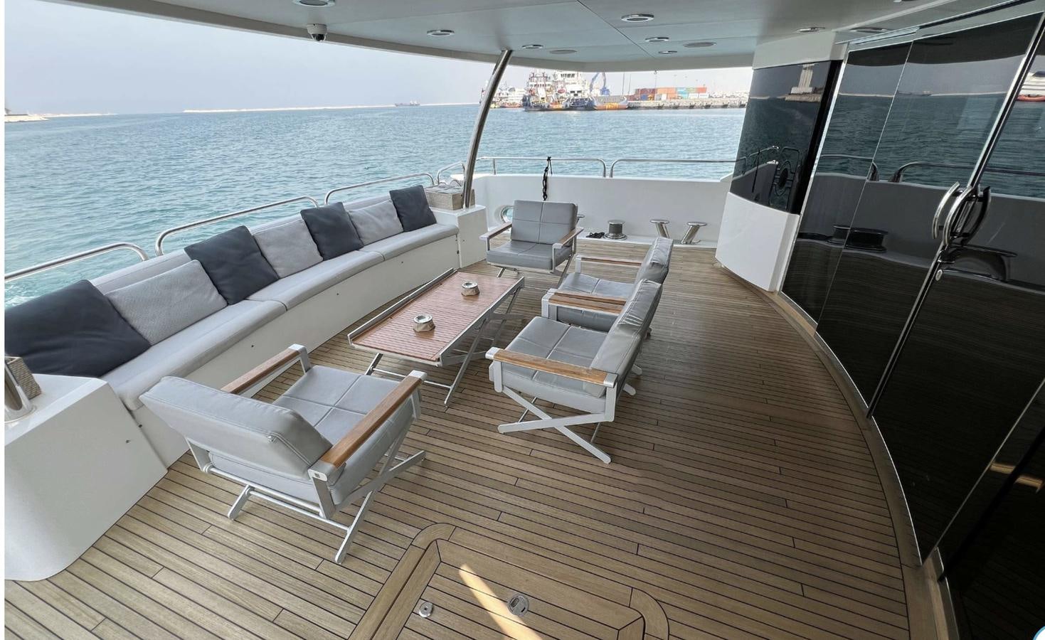 a boat on the water aboard 2007 SUNSEEKER 37M Yacht for Sale