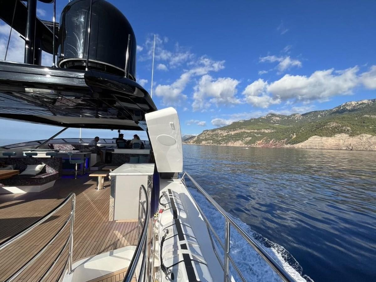 a boat on the water aboard SKYE Yacht for Sale