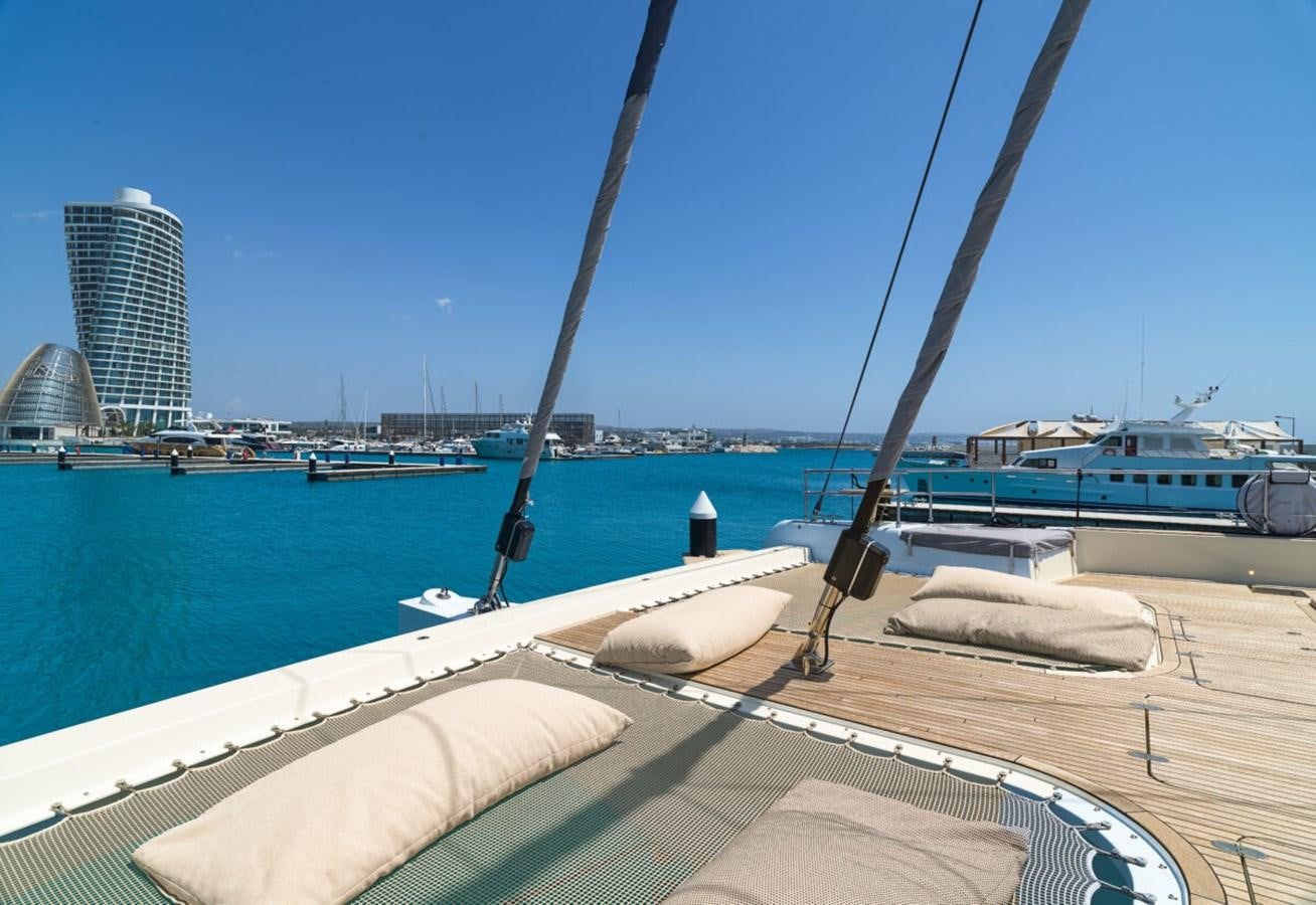 a boat on the water aboard SUNREEF 70 SAIL - 2023 "OV Yacht for Sale