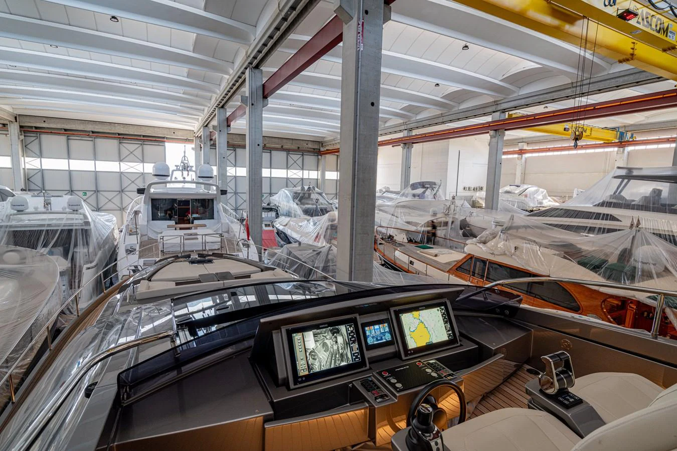 inside view of a factory aboard SILVER BULLET Yacht for Sale