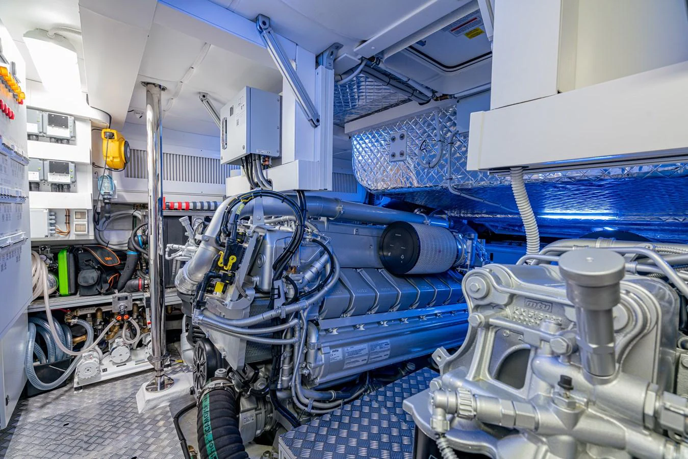 a machine inside a room aboard SILVER BULLET Yacht for Sale