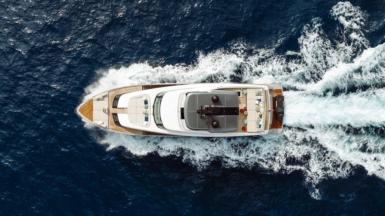 a space ship in the water aboard SAL Yacht for Sale