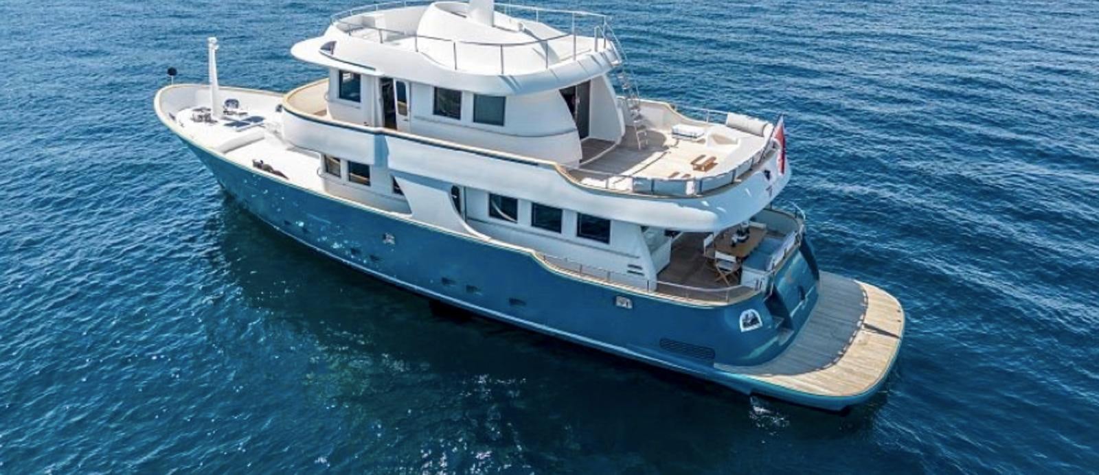 a boat on the water aboard T9 Yacht for Sale