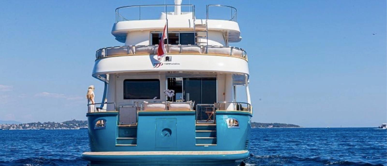 a boat on the water aboard T9 Yacht for Sale