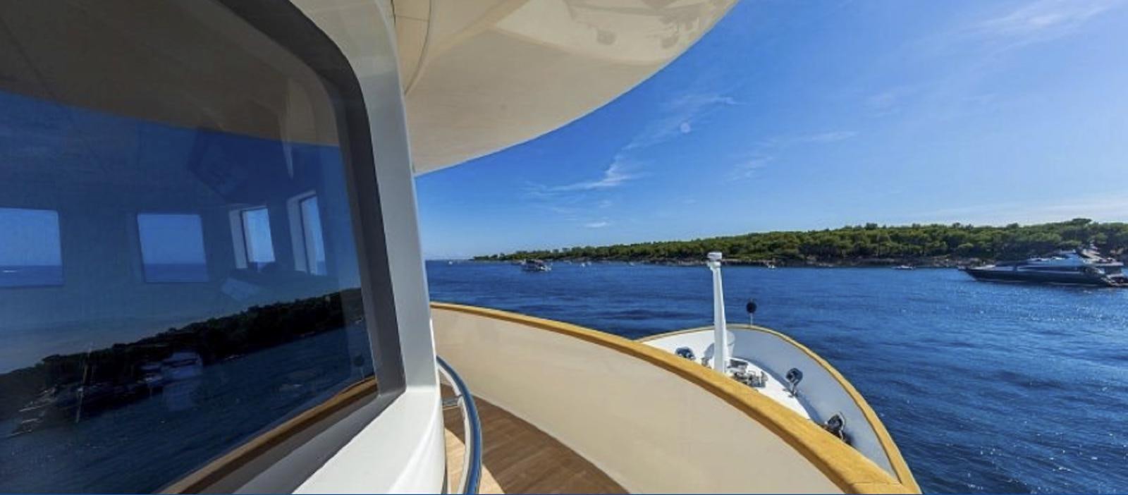 a boat on the water aboard T9 Yacht for Sale