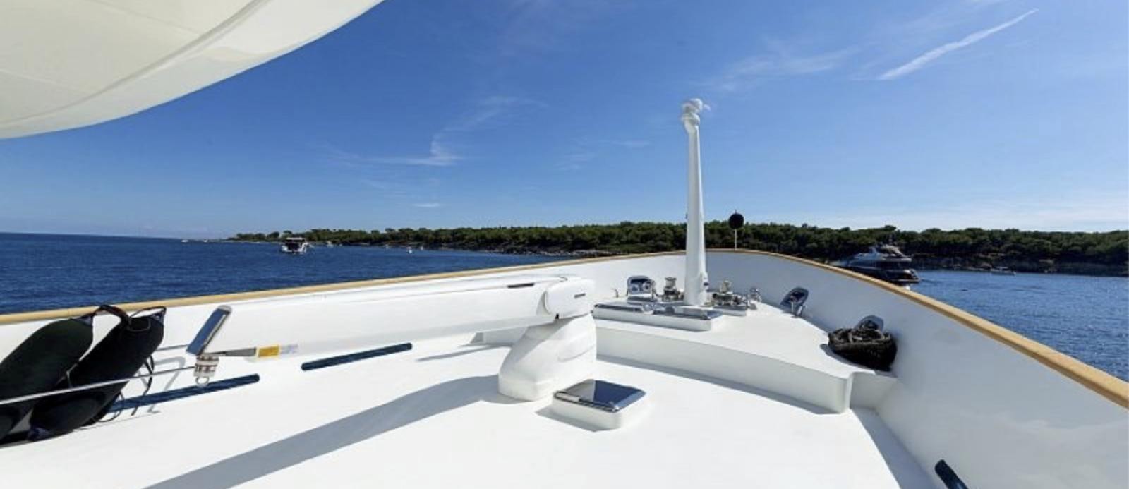 a boat on the water aboard T9 Yacht for Sale