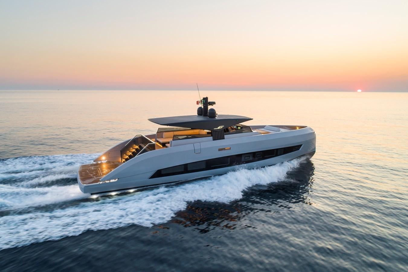 a boat in the water aboard S07 SPIDER Yacht for Sale