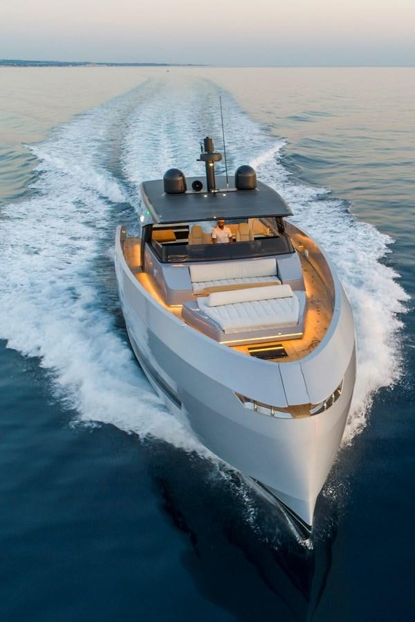 a boat in the water aboard S07 SPIDER Yacht for Sale
