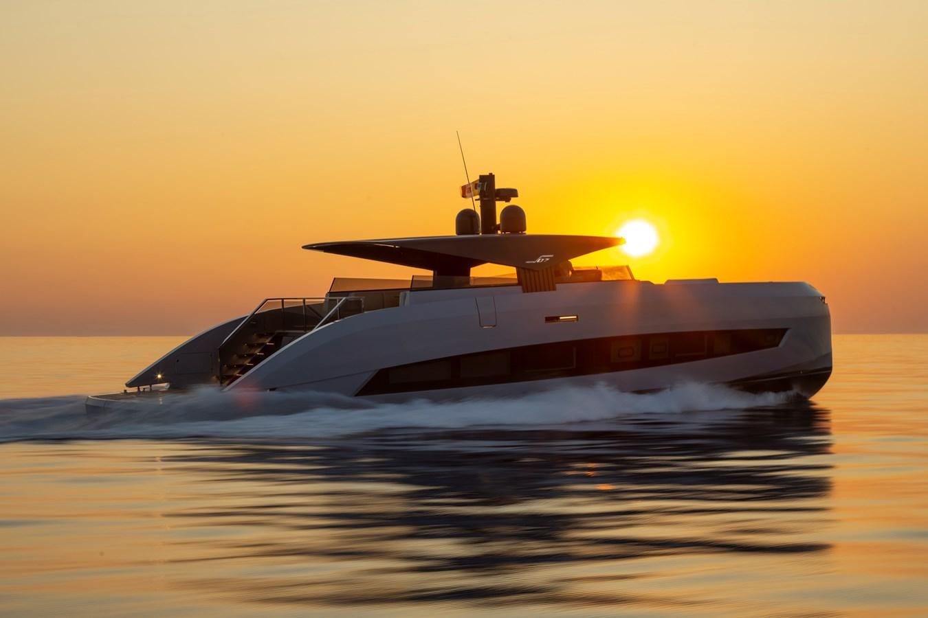 a boat on the water aboard S07 SPIDER Yacht for Sale