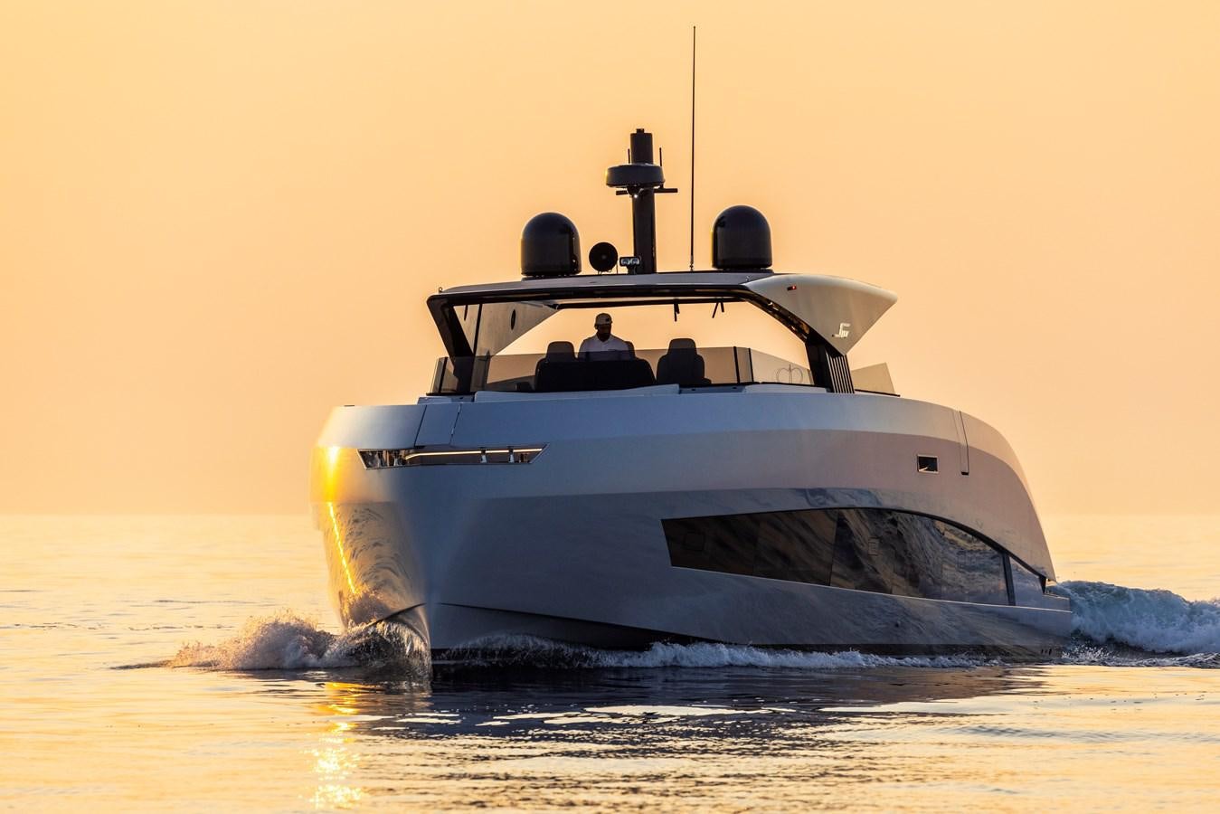 a boat in the water aboard S07 SPIDER Yacht for Sale