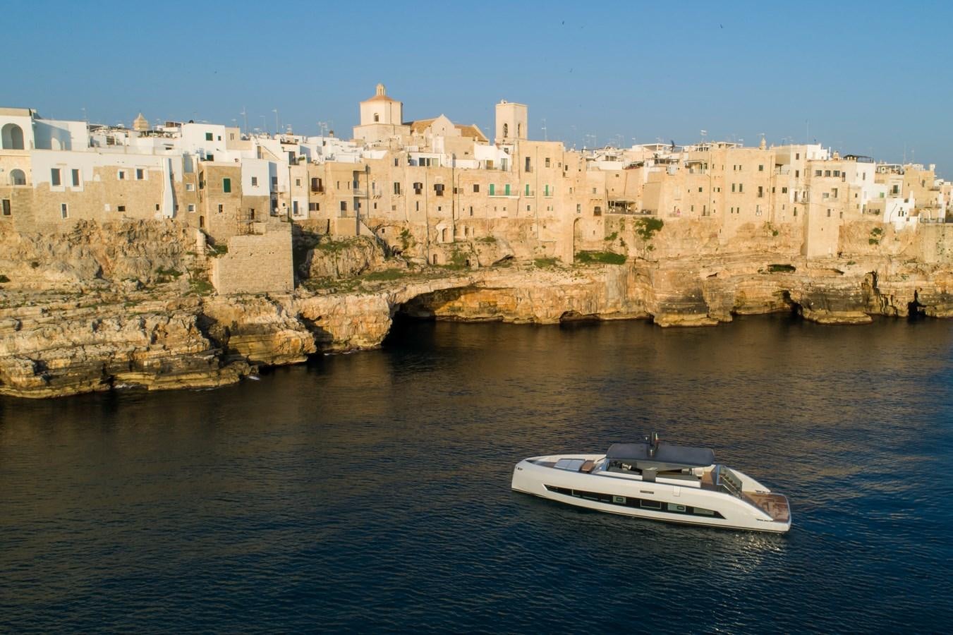 a boat on the water aboard S07 SPIDER Yacht for Sale