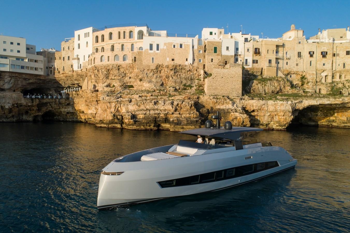 a boat on the water aboard S07 SPIDER Yacht for Sale