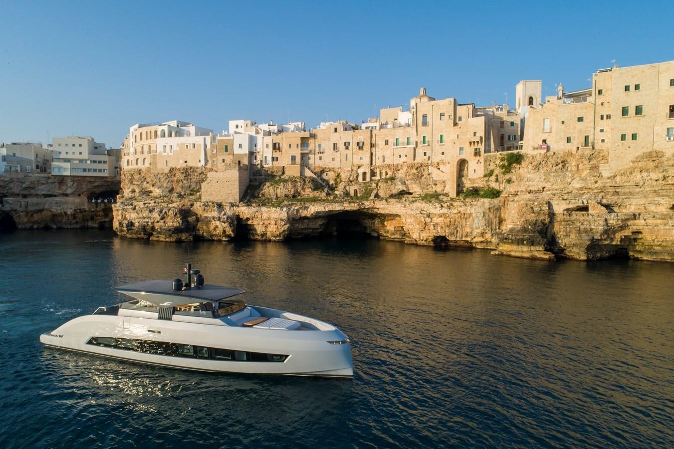 a boat on the water aboard S07 SPIDER Yacht for Sale