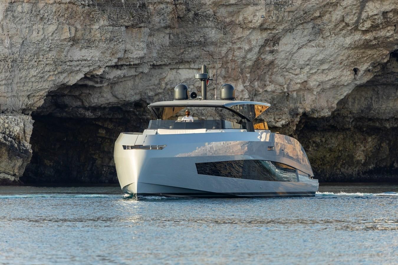 a boat in the water aboard S07 SPIDER Yacht for Sale