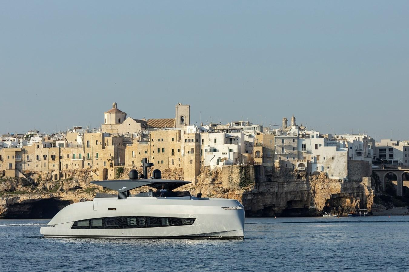 a boat on the water aboard S07 SPIDER Yacht for Sale