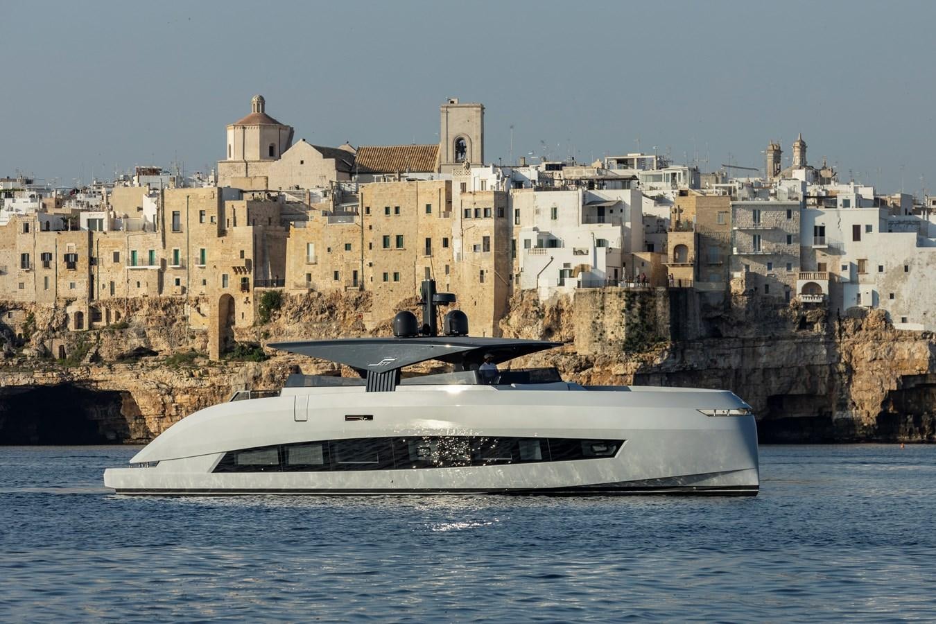 a boat on the water aboard S07 SPIDER Yacht for Sale