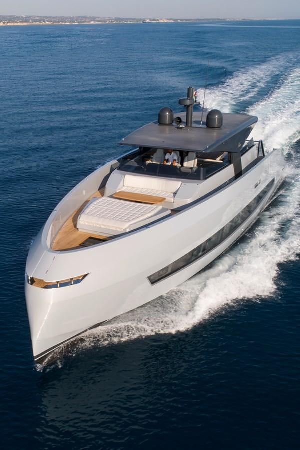 a large ship in the water aboard S07 SPIDER Yacht for Sale