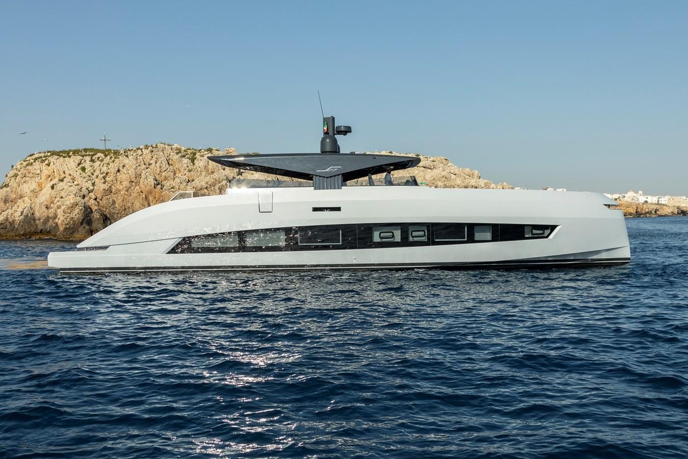 a boat on the water aboard S07 SPIDER Yacht for Sale
