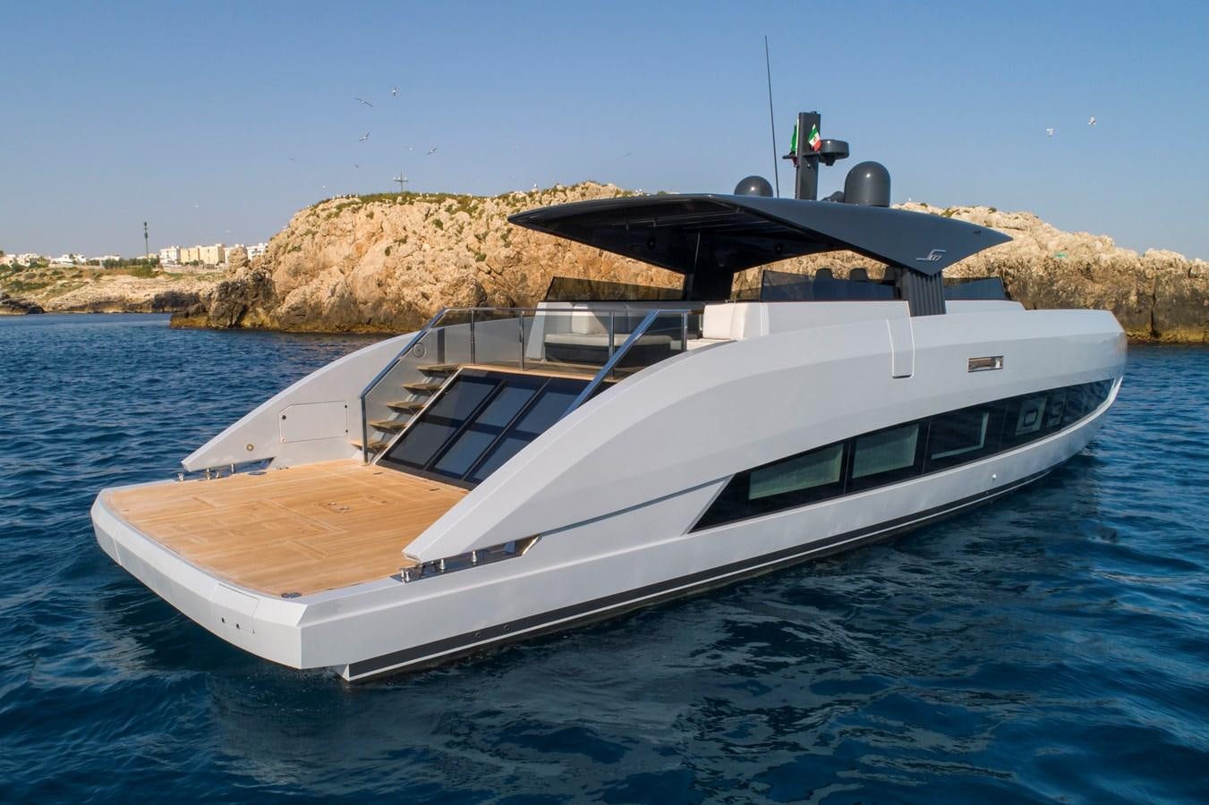 a boat on the water aboard S07 SPIDER Yacht for Sale