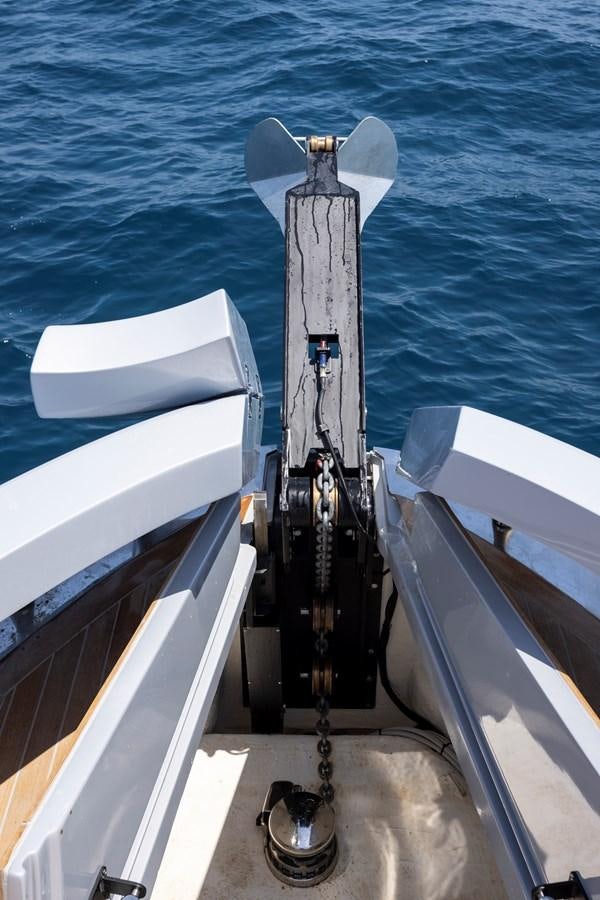 a metal object on a boat aboard S07 SPIDER Yacht for Sale