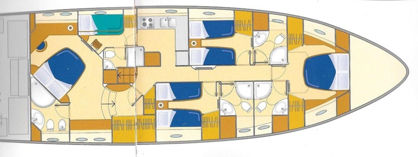 diagram aboard DIVINE MADNESS Yacht for Sale