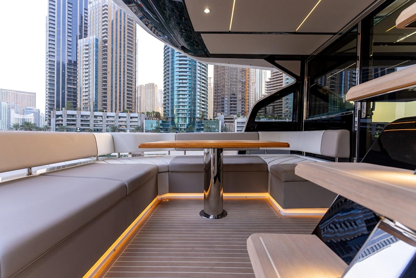 inside of a bus aboard SUNSEEKER 65 SPORTS Yacht for Sale