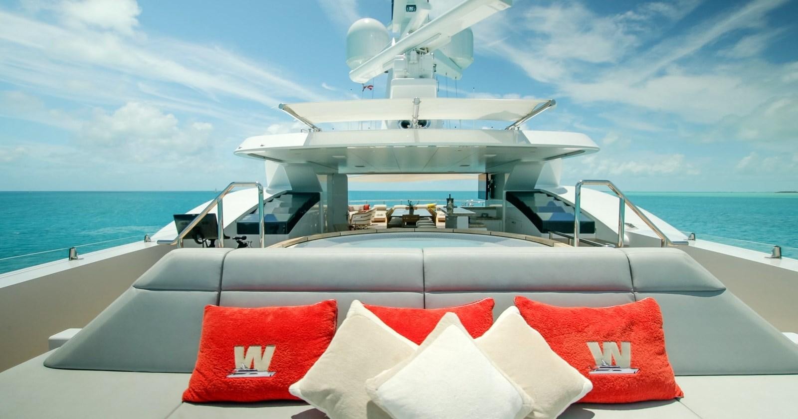 a boat on the water aboard W Yacht for Sale