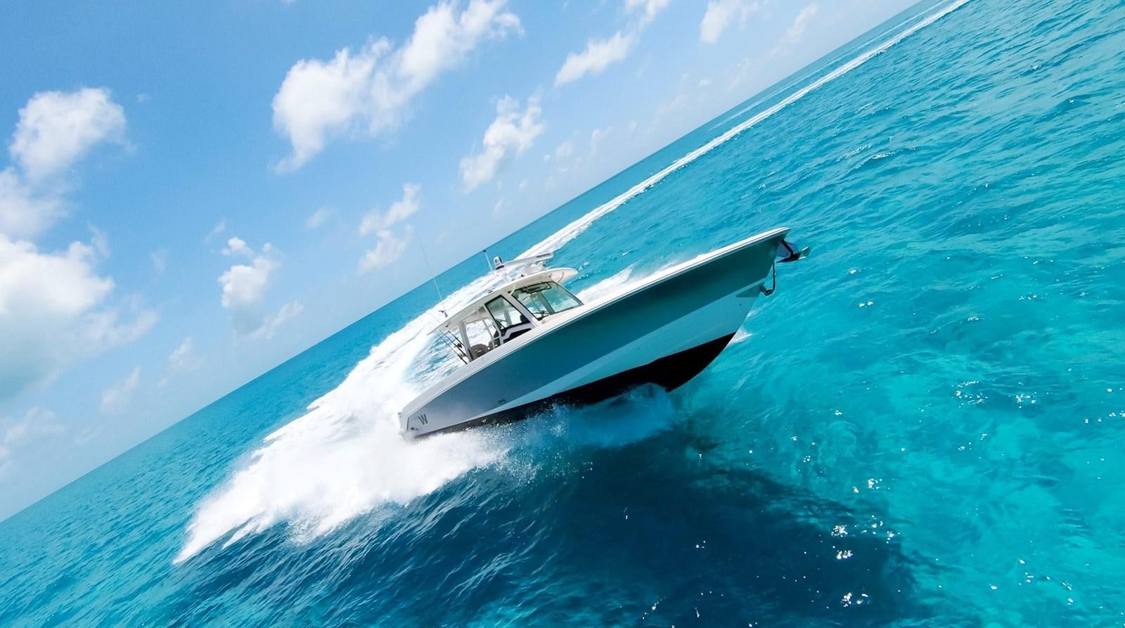 a boat on the water aboard W Yacht for Sale