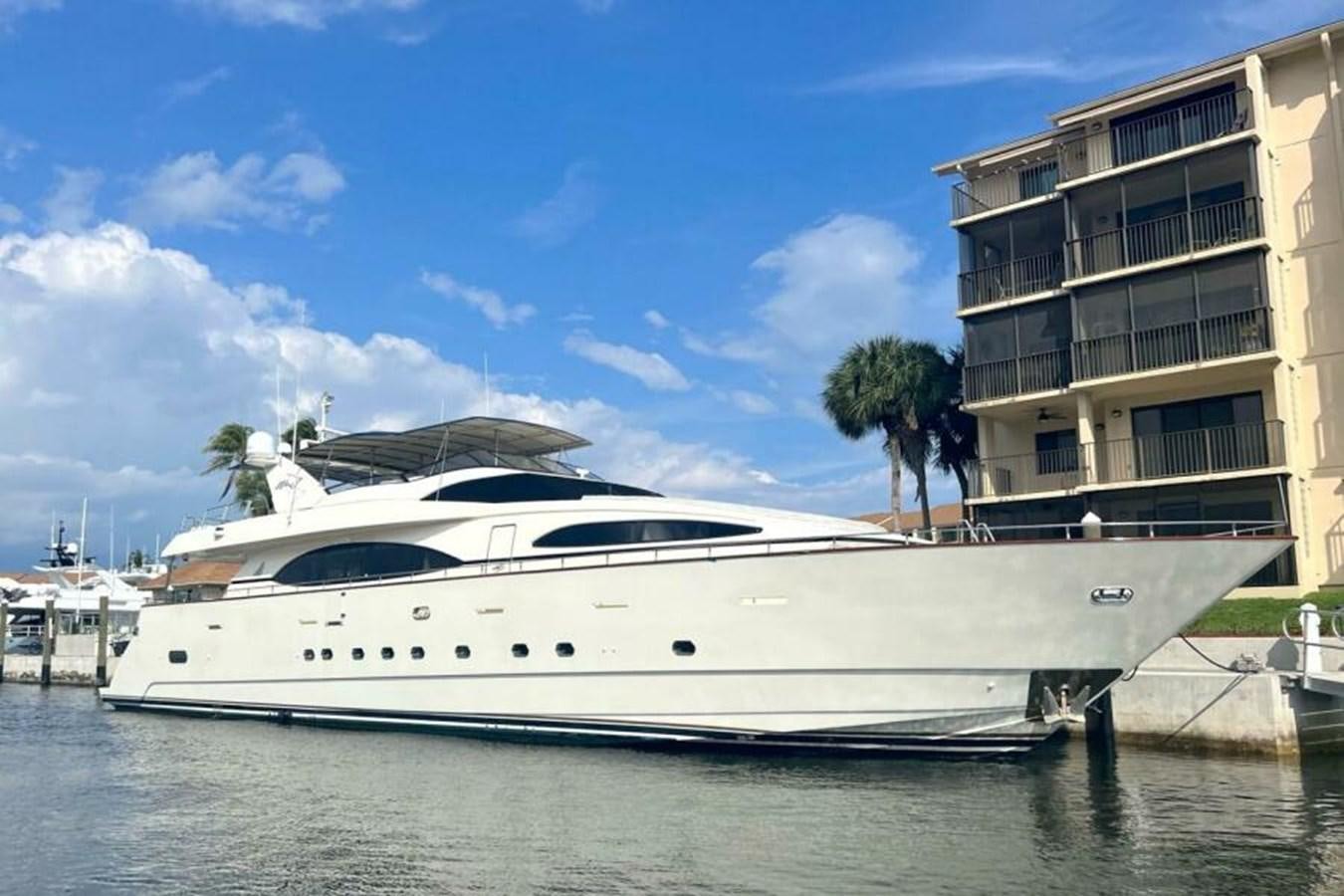 a white yacht in the water aboard SAND DOLLAR Yacht for Sale