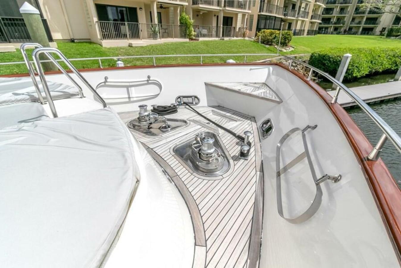 the inside of a car aboard SAND DOLLAR Yacht for Sale