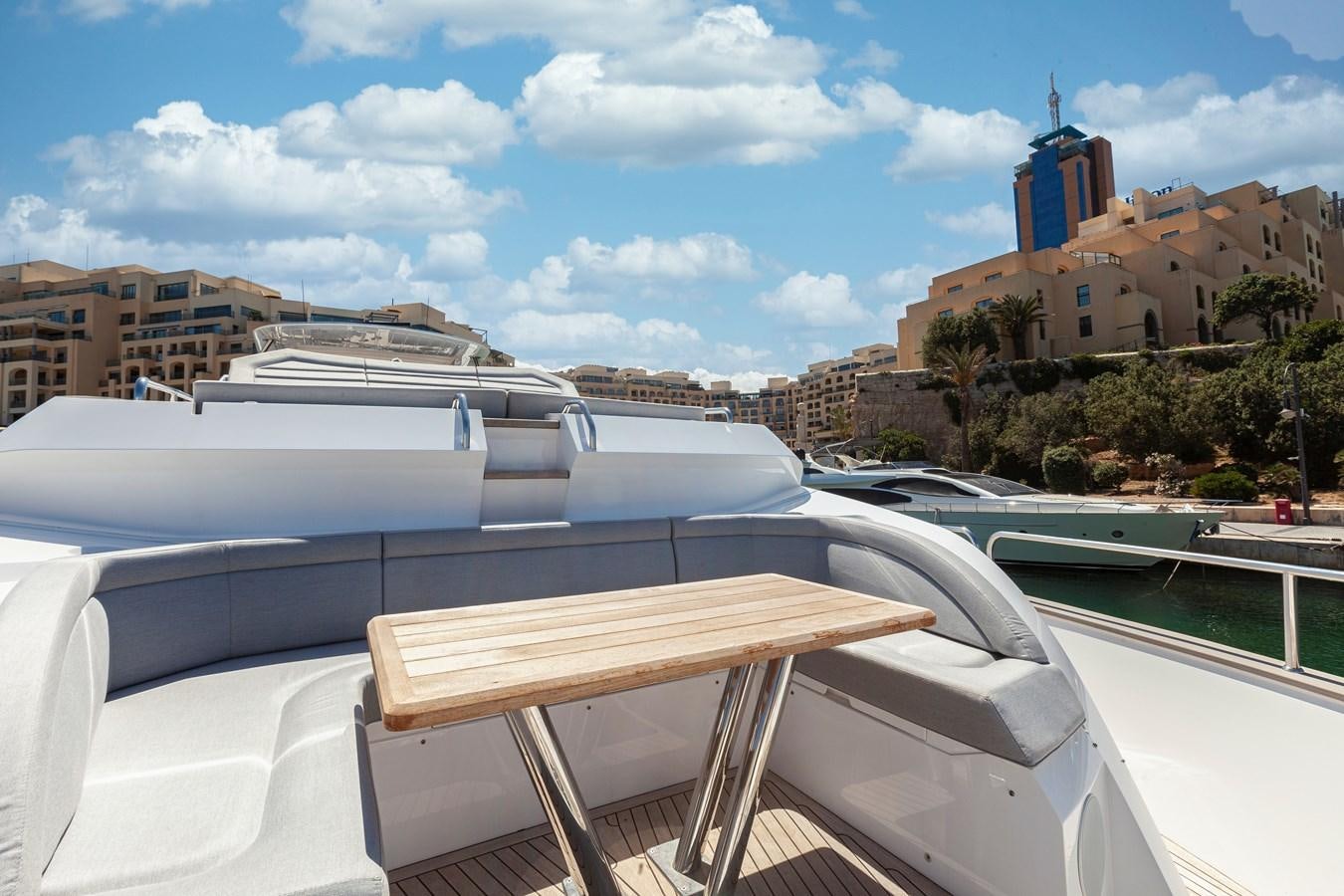 a boat on the water aboard NEW EDGE Yacht for Sale