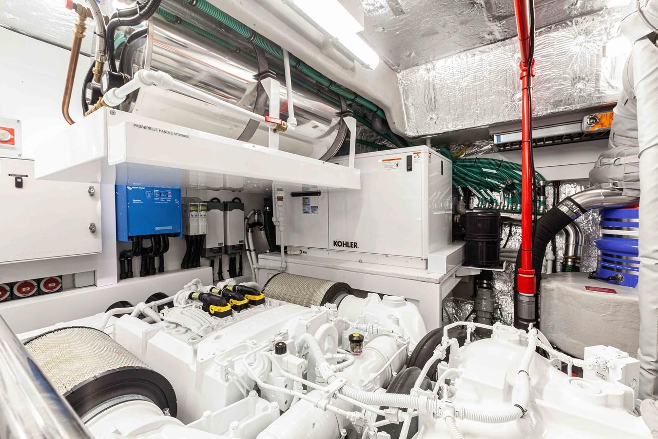 a room with machinery aboard NEW EDGE Yacht for Sale